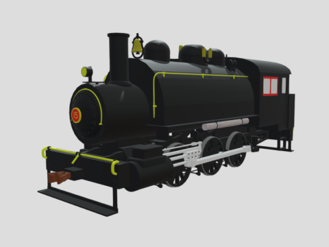 train 3d model