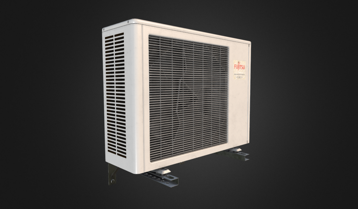 Heat Pump / Air conditioning - Inverter 3d model