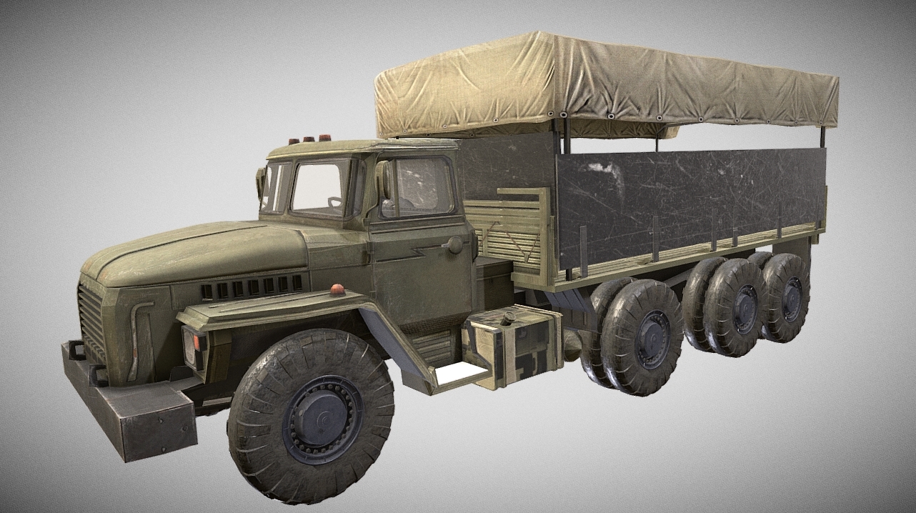 Army Truck 3d model