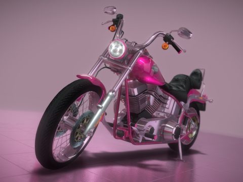 Barbie-Davidson 3d model