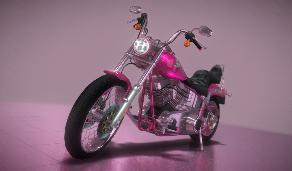Barbie-Davidson 3d model