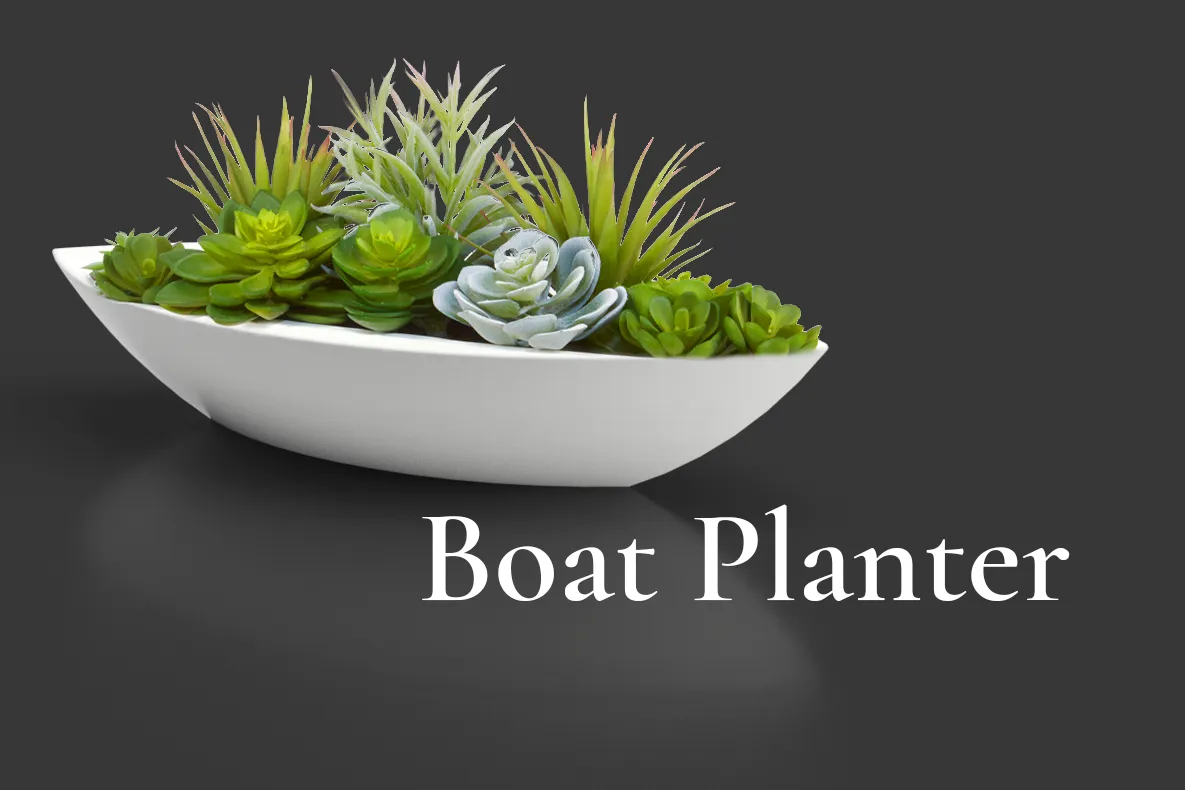 Boat planter 3d model