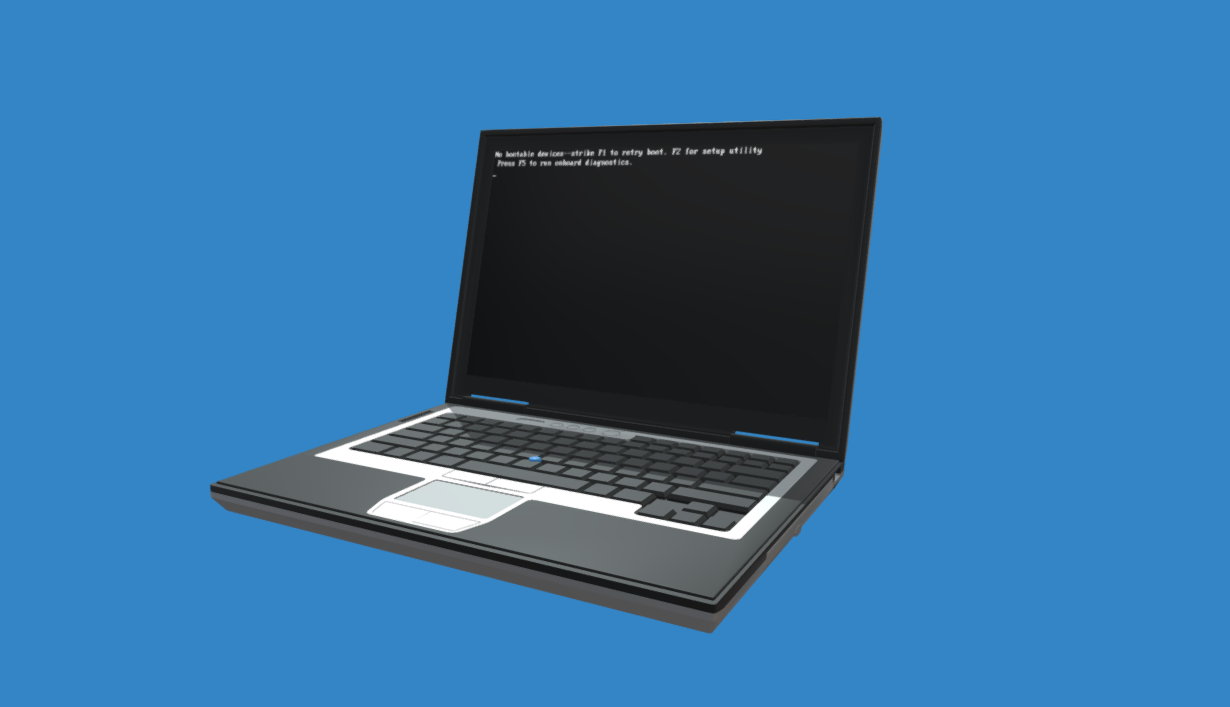 Business Laptop 3d model