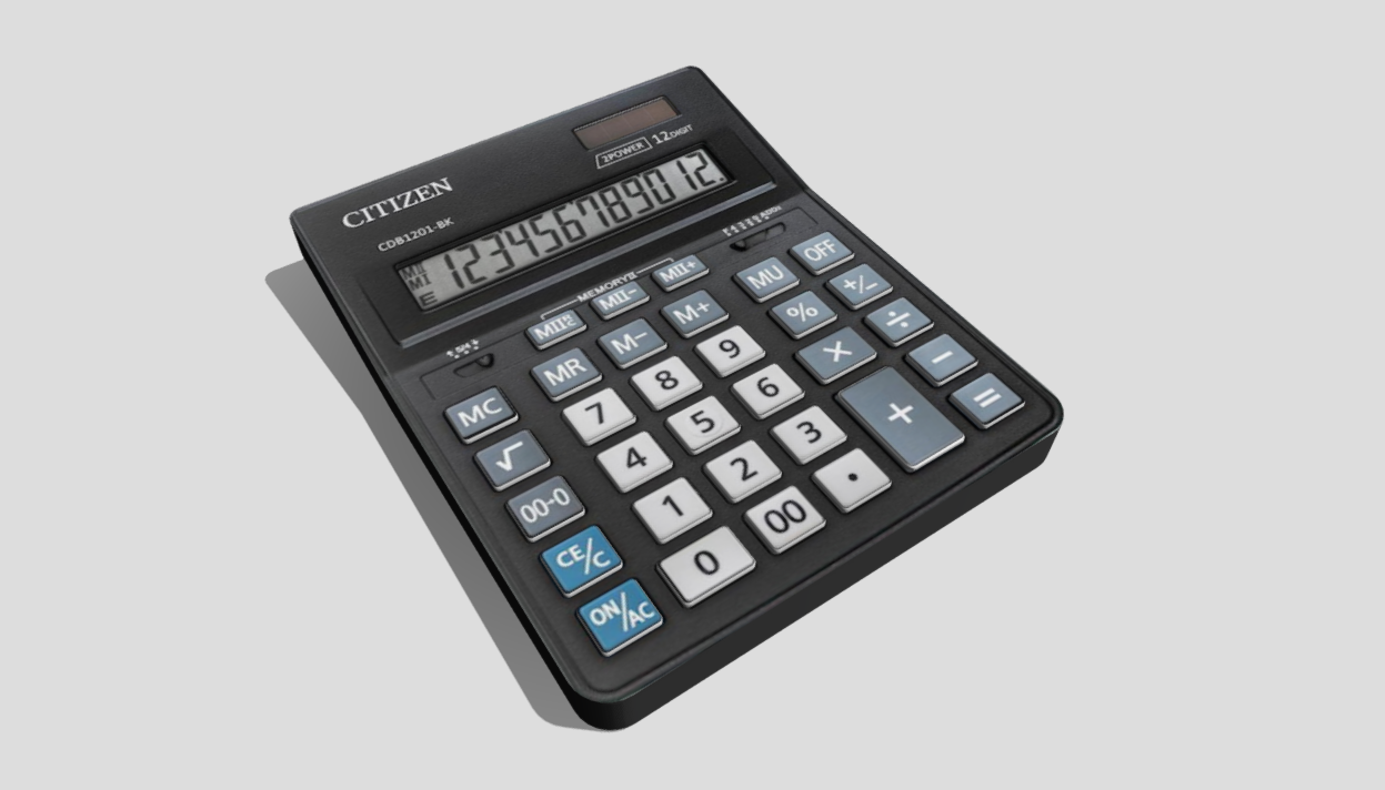 Calculator 3d model