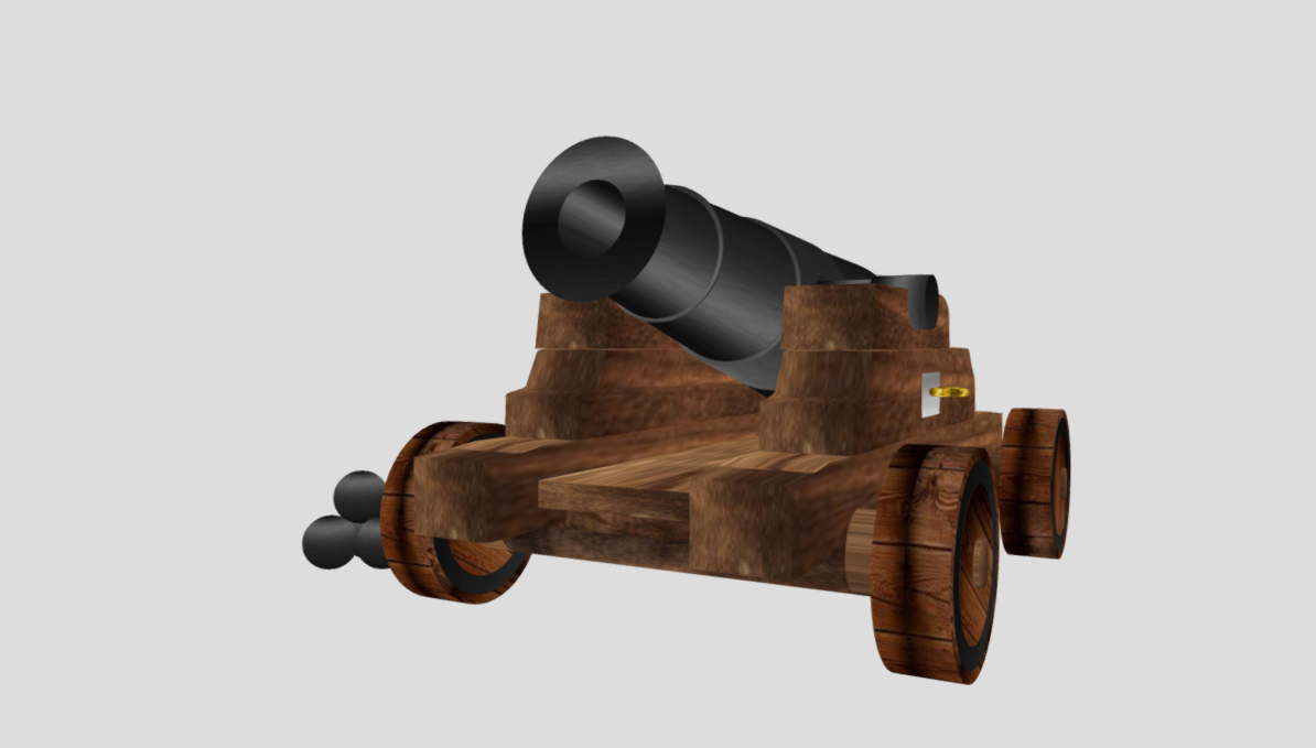 Cannon 3d model