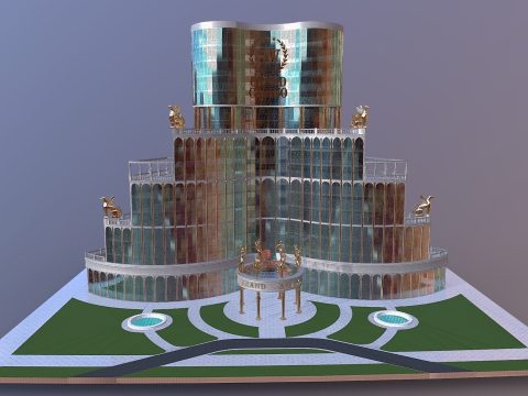 Casino Grand 3d model