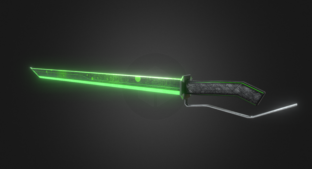 Cyber Sword 3d model