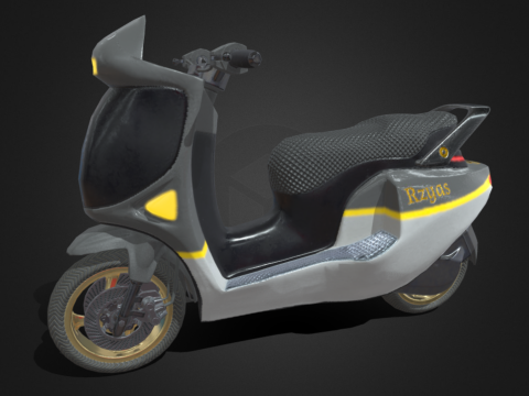 Electric Scooter 3d model