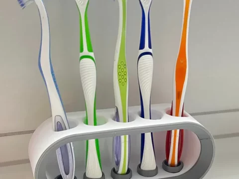 Family Toothbrush holders 3d model