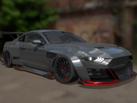 Ford Mustang GT-R 3d model