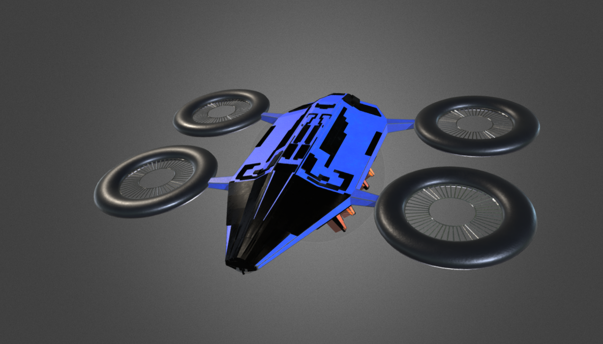 FreightHawk 3d model