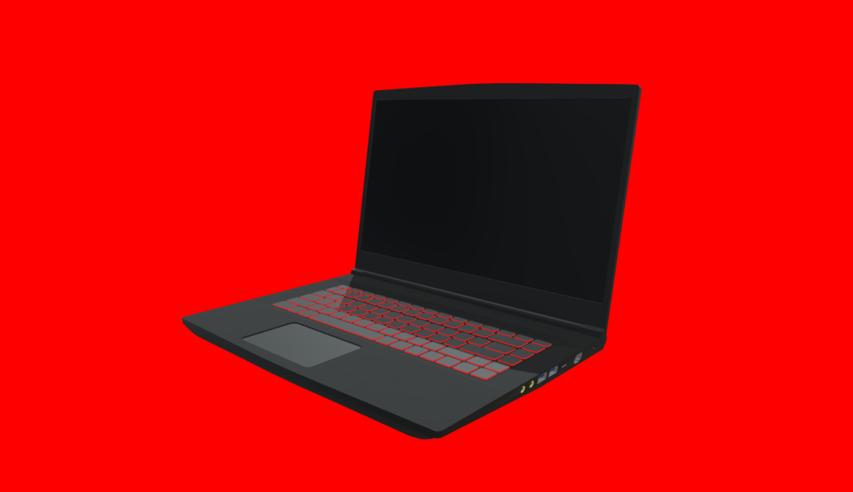 Gaming Laptop 3d model