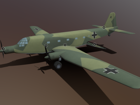 Junkers Ju 252 3d model