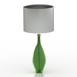 Lamp Lola chartreuse green 3d model