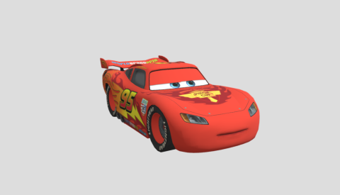 Lightning McQueen - DownloadFree3D.com