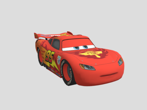 Lightning McQueen 3d model