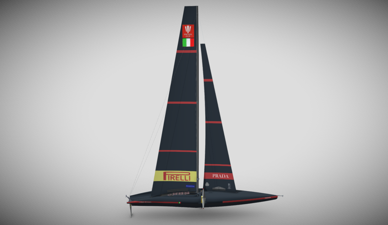 Lunarossa 2021 - Americas Cup 3d model