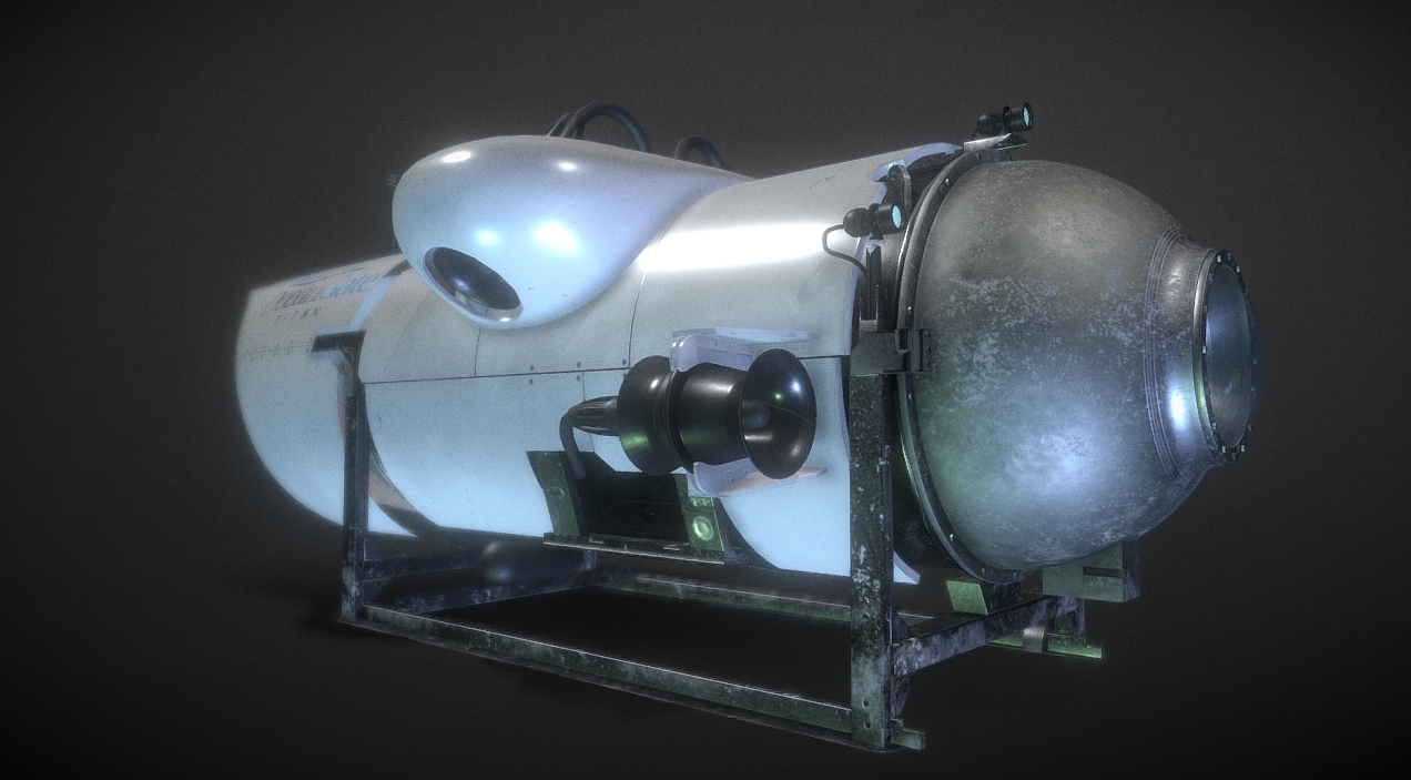 OceanGate - Titan Submarine Tourism 3d model