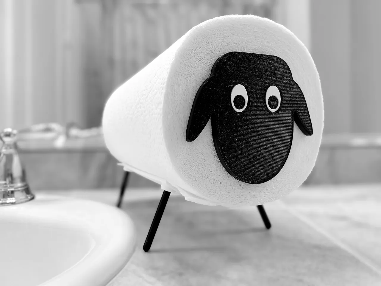 Paper Towel Sheep 3d model
