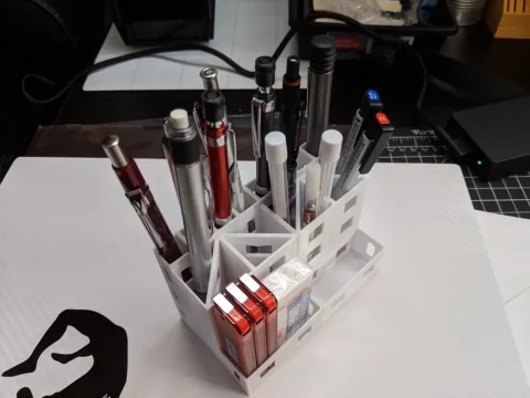 Pencil organizer box 3d model