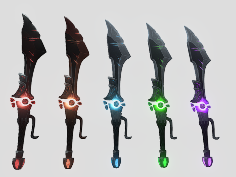 Cursed Swords "Ragnarok" 3d model