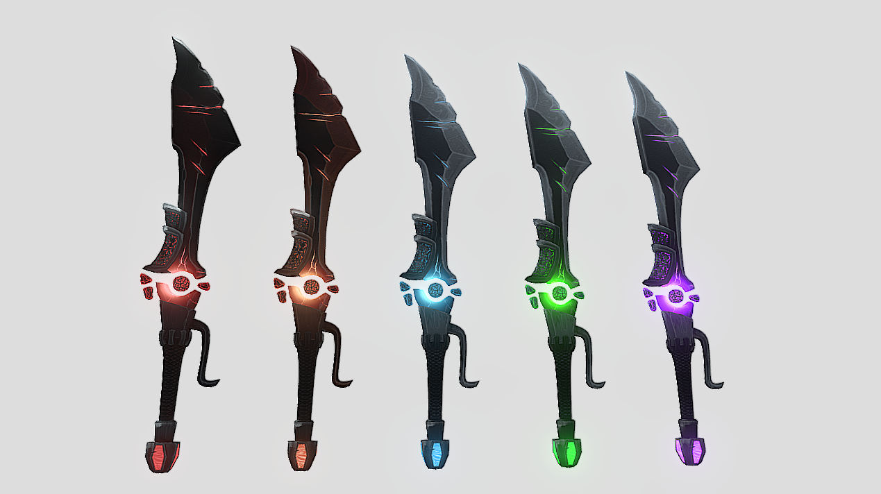 Cursed Swords "Ragnarok" 3d model