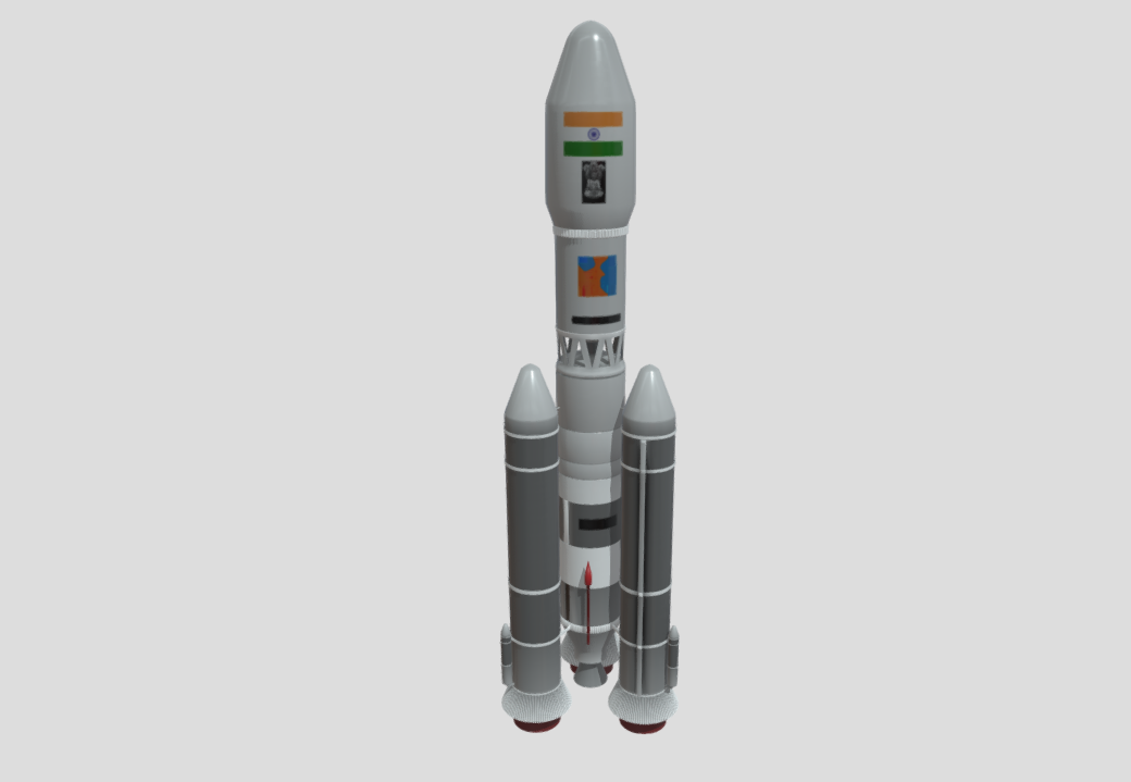 Rocket ISRO 3d model