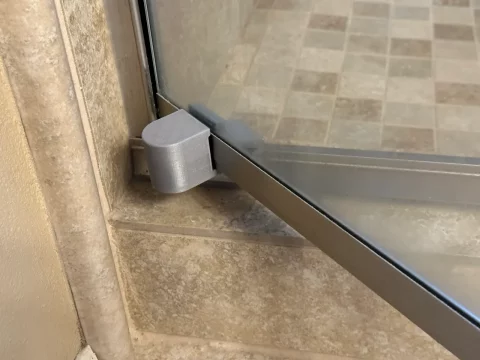 Shower door bumper 3d model
