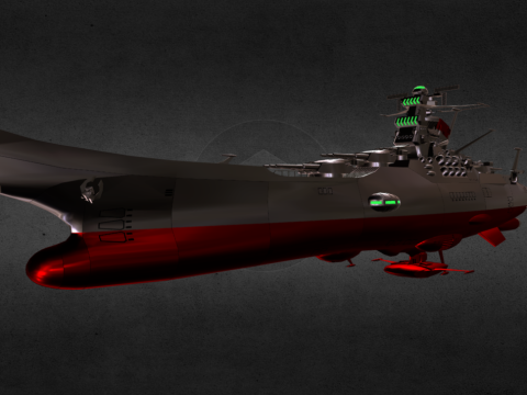 Space Battleship Yamato 2199 3d model