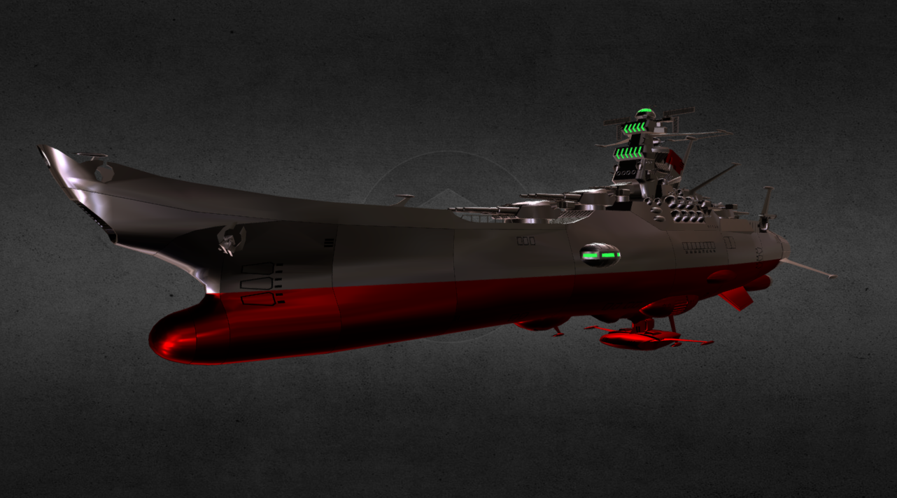 Space Battleship Yamato 2199 3d model