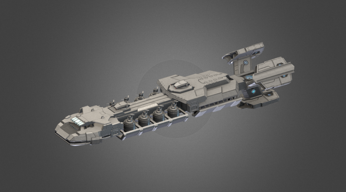 Starship Troopers Fast attack ship 3d model