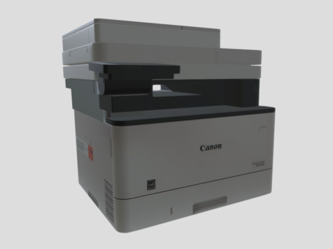 The canon printer 3d model