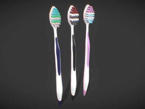 Toothbrushes 3d model