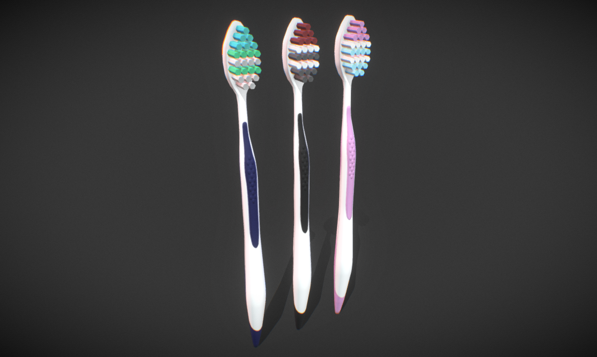 Toothbrushes 3d model