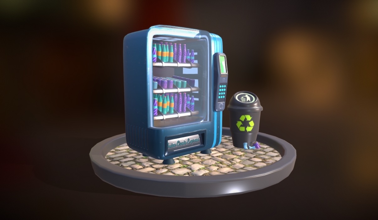 Vending Machine 3d model
