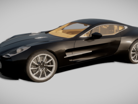2011 Aston Martin One-77 3d model