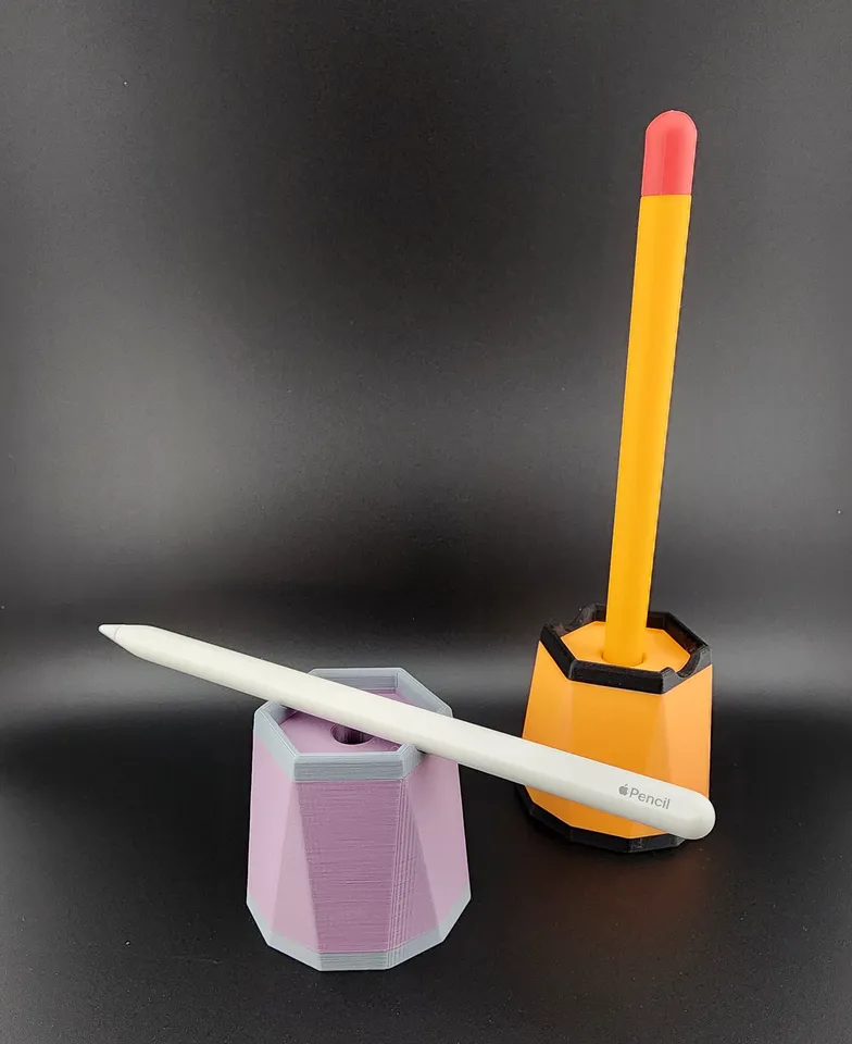 Apple pencil desktop stand 3d model