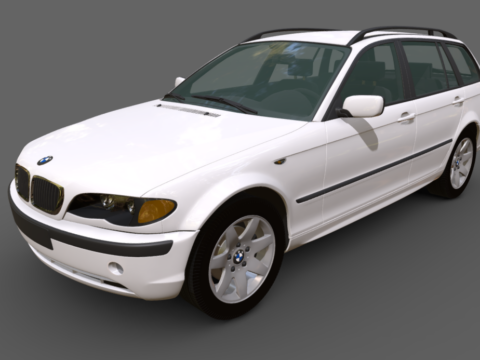 BMW 3 Series touring 3d model
