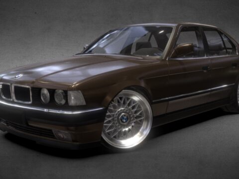 BMW E32 3d model