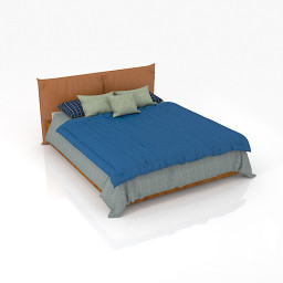 Bed Bedclotch Classic 3d model