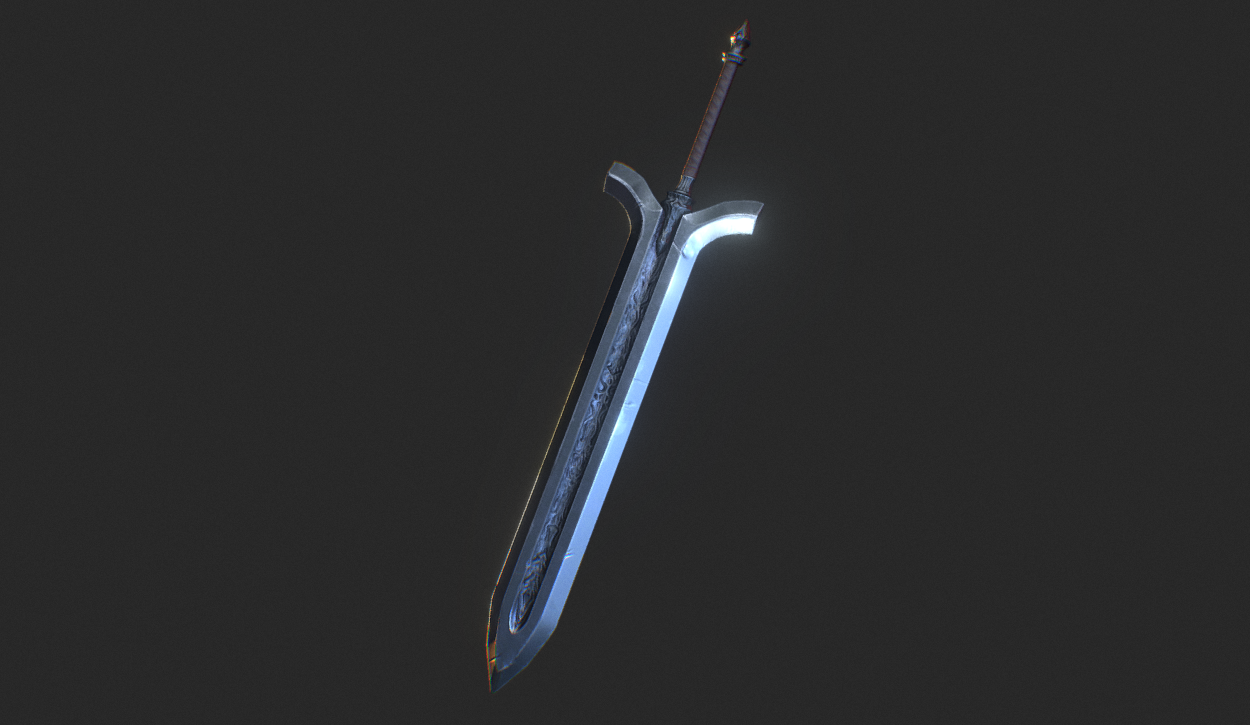 Broad Sword 3d model
