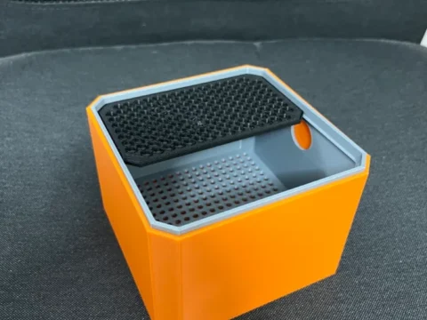 Coffee knockbox for reusable capsules 3d model