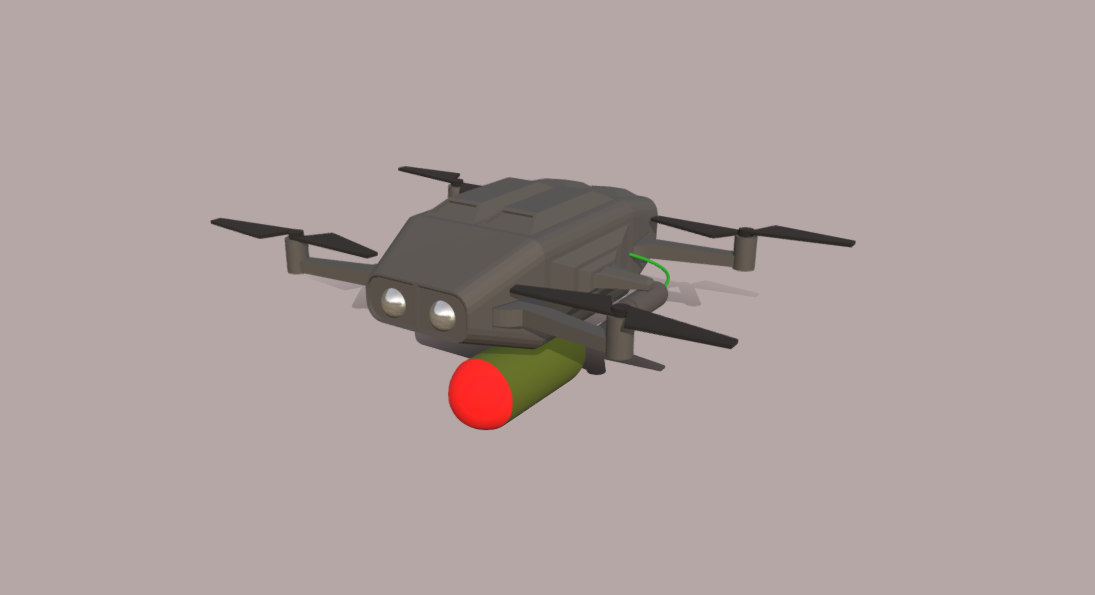 Drone Attack 3d model