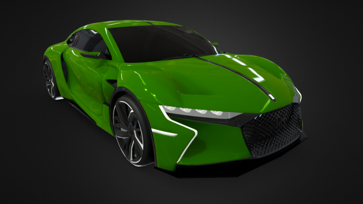 Ds e-tense 3d model