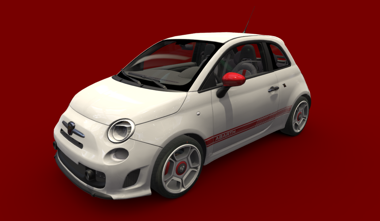 Fiat Abarth 500 3d model