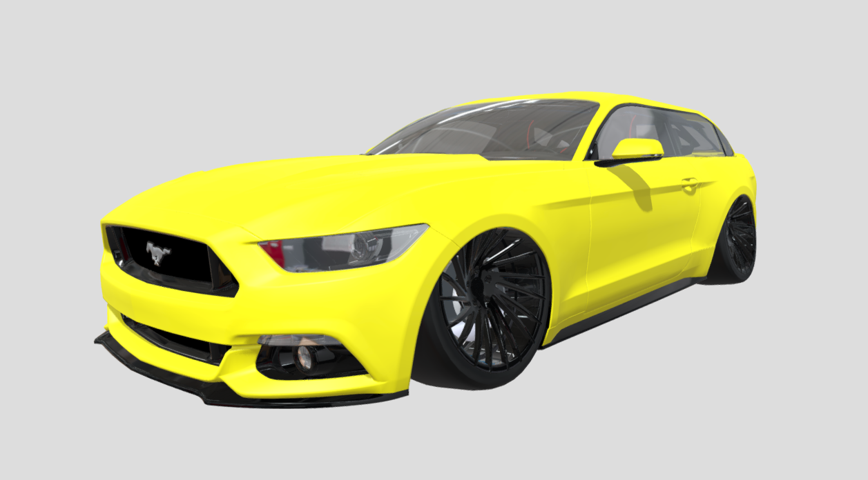 Ford Mustang Wagon 3d model