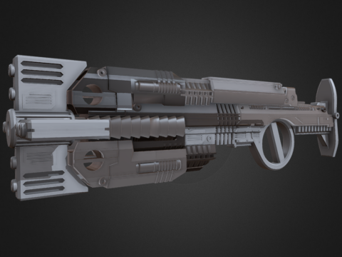 Gun 3d model