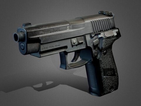 Handgun 3d model