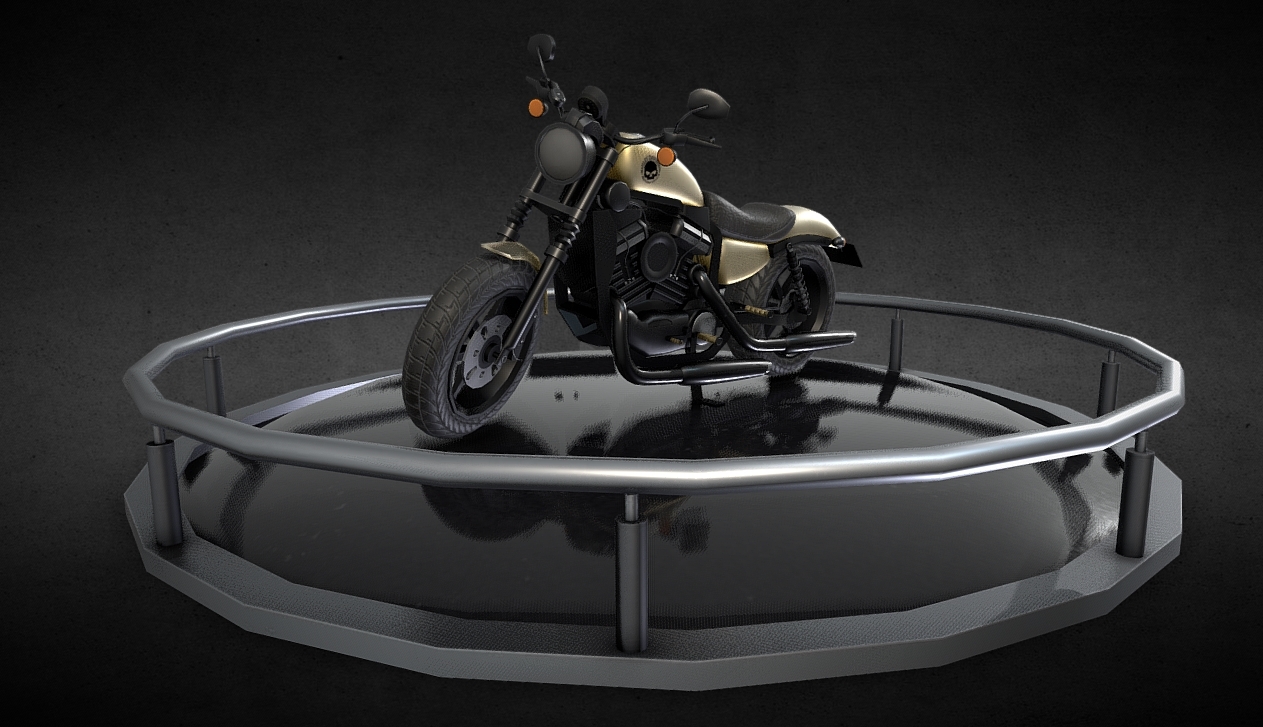 Harley Davidson Motobike 3d model