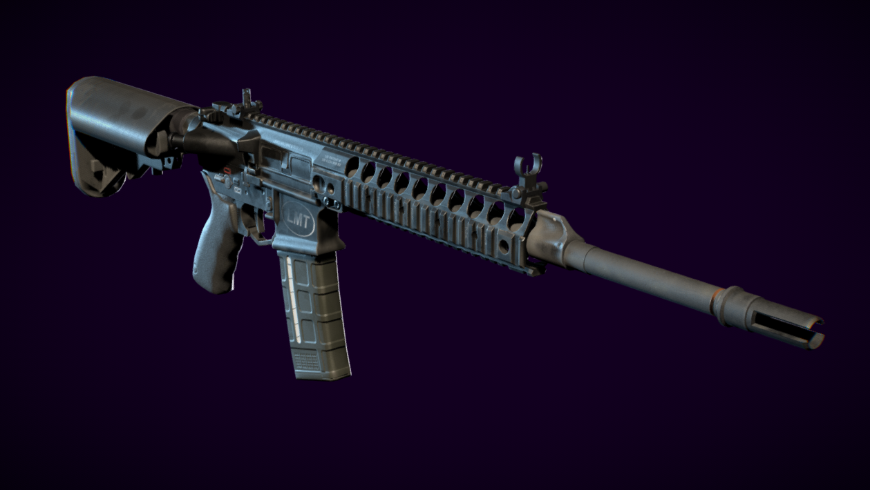 LMT New-Zealand Reference Rifle 3d model